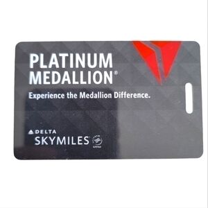 DELTA Platinum Bag - Luggage Tag NWOT